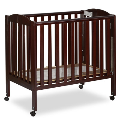 Dream On Me 3 in 1 Folding Portable Crib Cherry